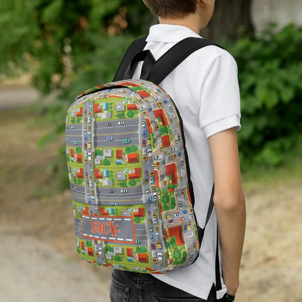 City Map Personalized Backpack Amazing Faith Designs