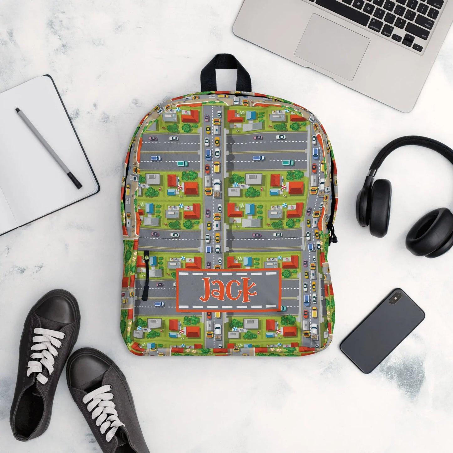 City Map Personalized Backpack Amazing Faith Designs