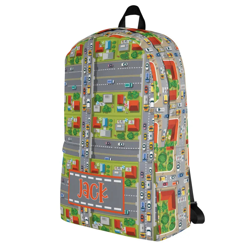 City Map Personalized Backpack Amazing Faith Designs