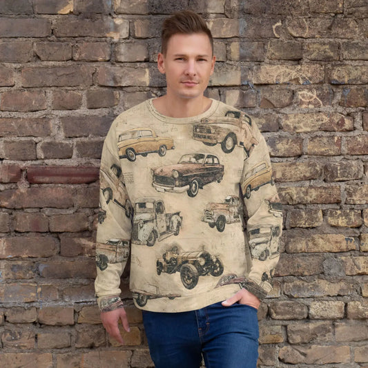 Classic Car Unisex Sweatshirt - Amazing Faith Designs