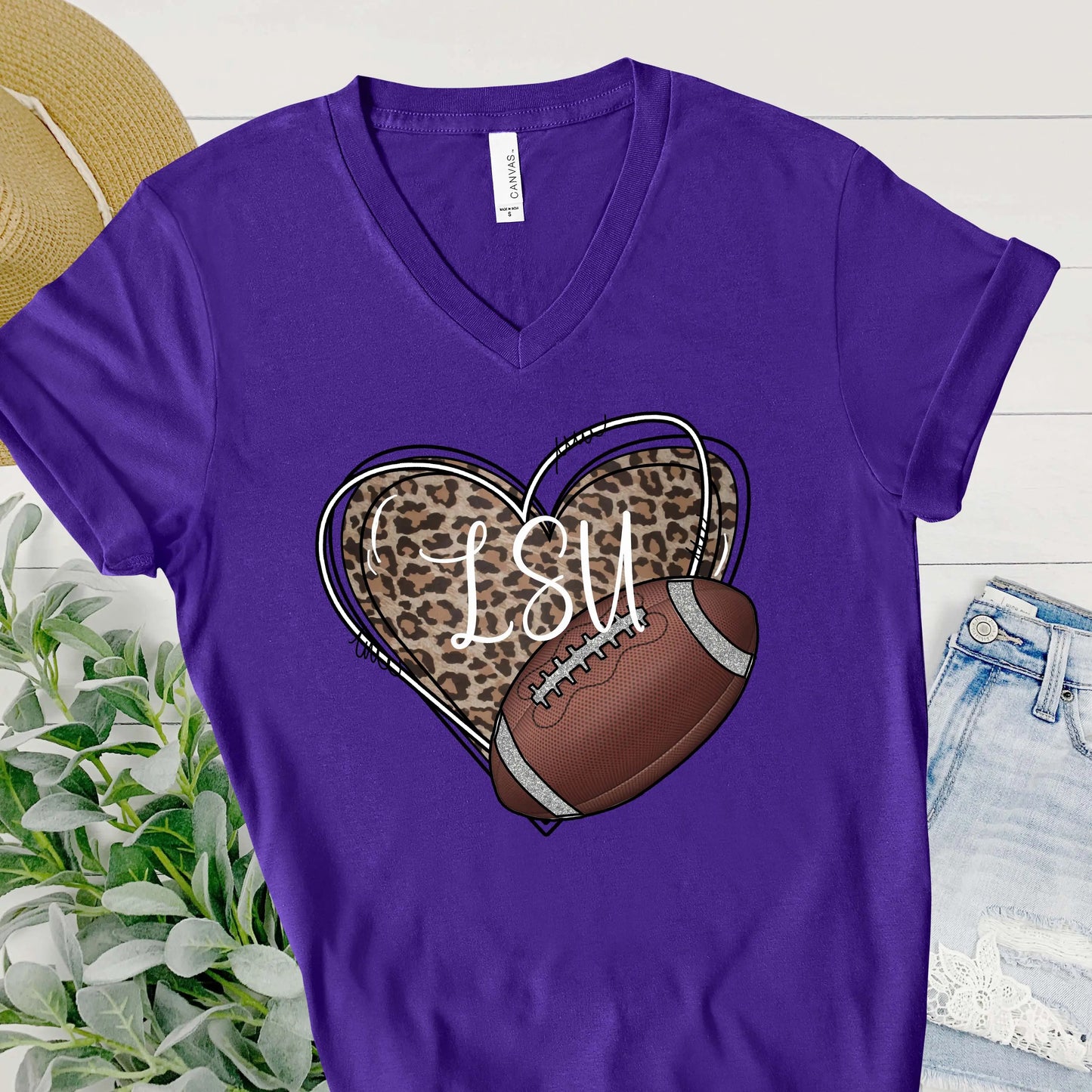 College Football Vneck Shirt teelaunch