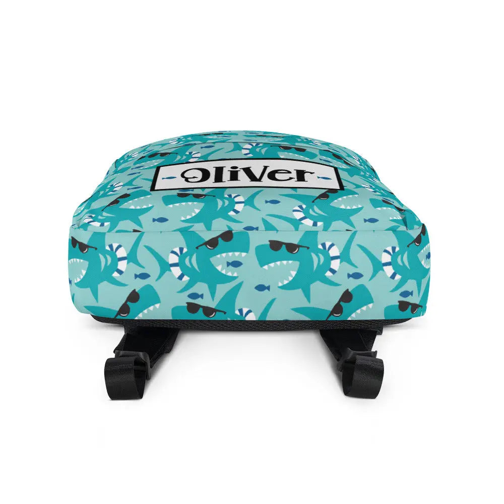 Cool Shark Personalized Backpack Amazing Faith Designs