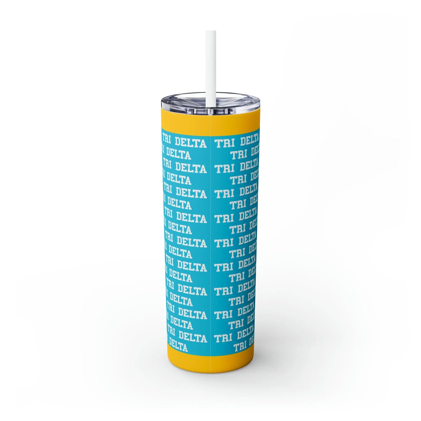 Copy of ASU Sun Devils College Skinny Tumbler with Straw, 20oz Printify