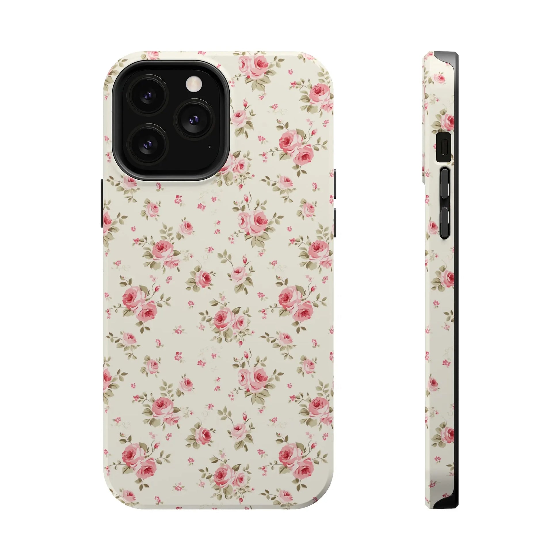 Coquette MAGSAFE Phone Case | Vintage Pink Roses Printify