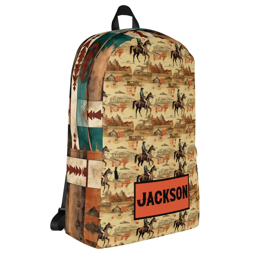 Cowboy Personalized Backpack Amazing Faith Designs