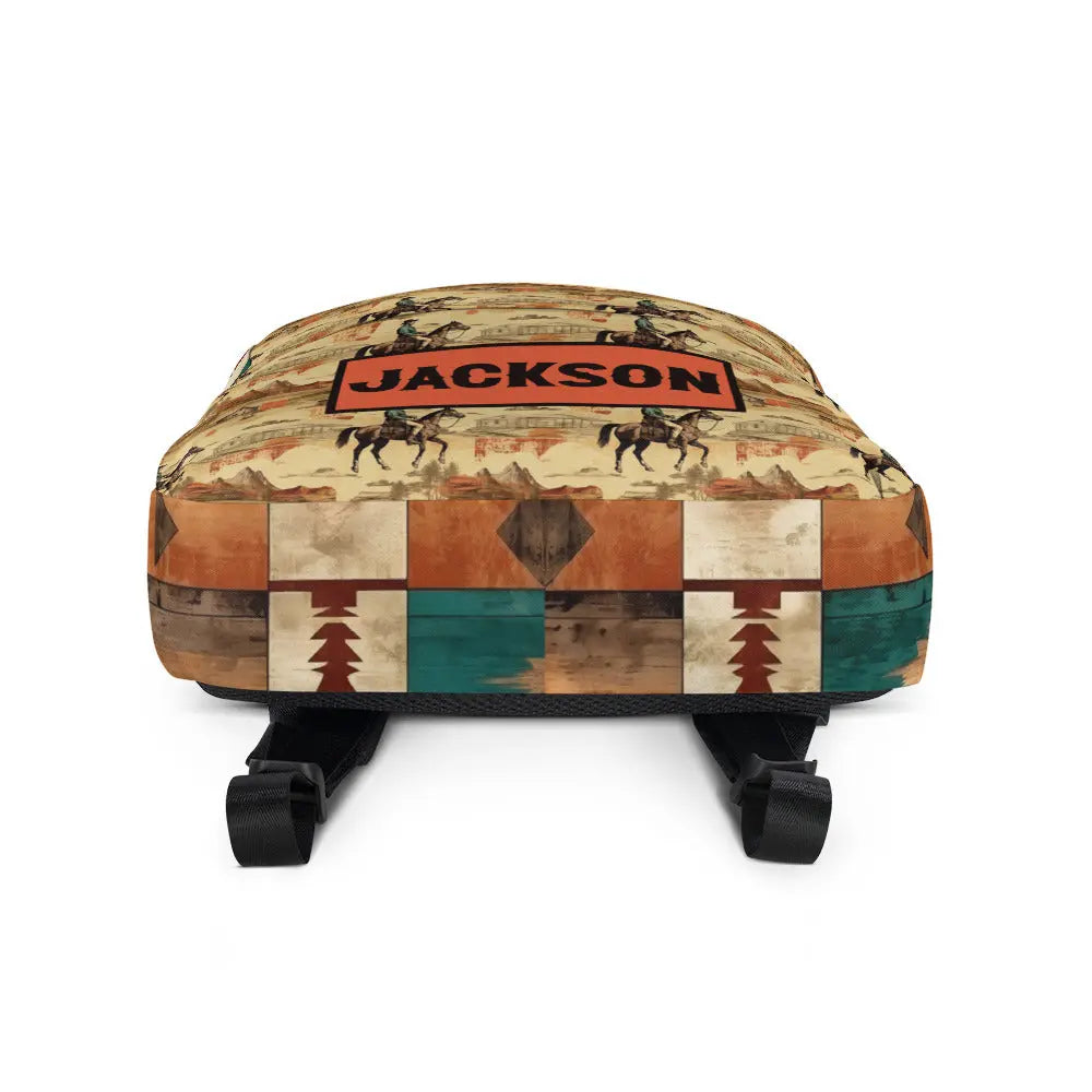 Cowboy Personalized Backpack Amazing Faith Designs