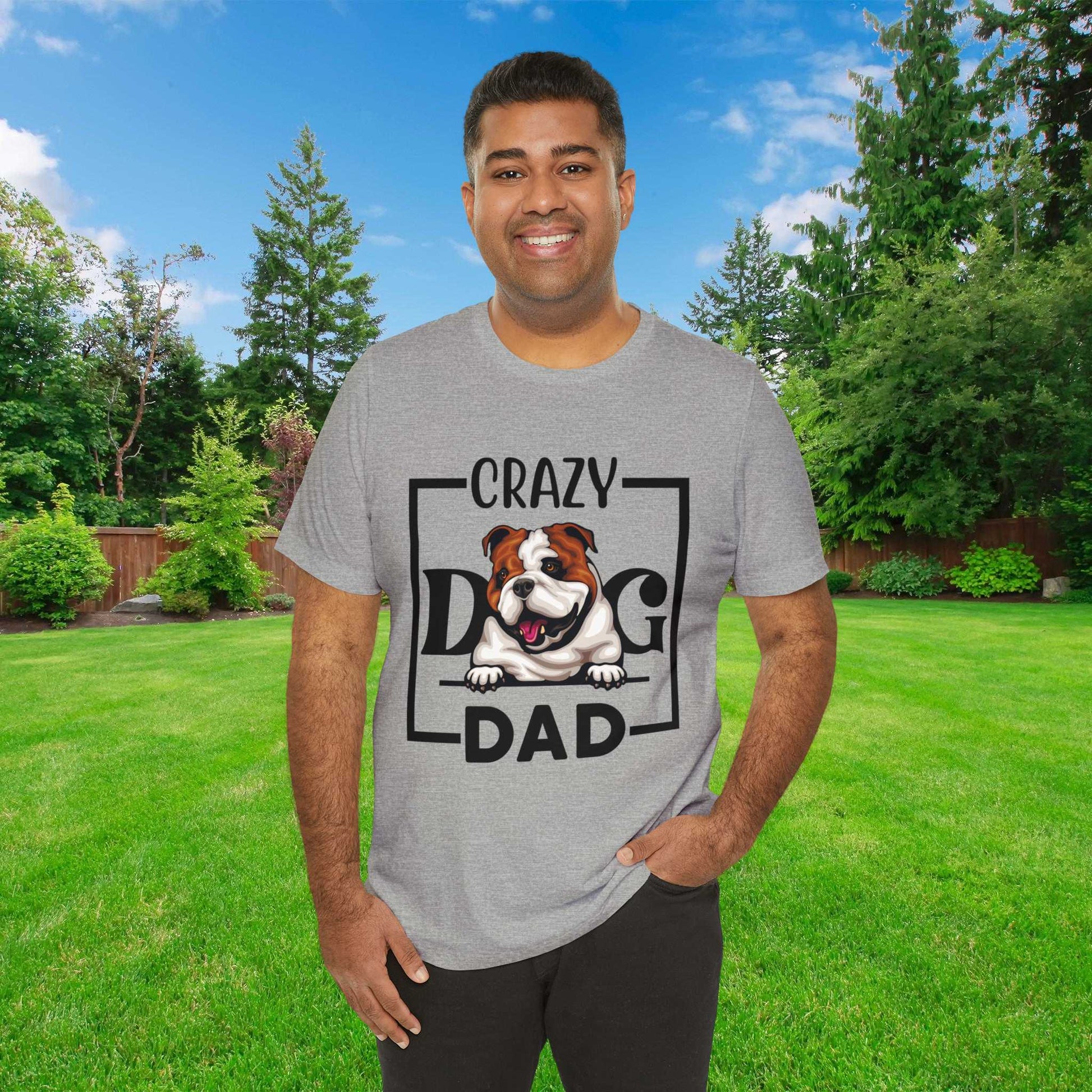 Crazy Dog Dad Shirt - Choose your Dog Breed, Fathers Day Shirt Printify