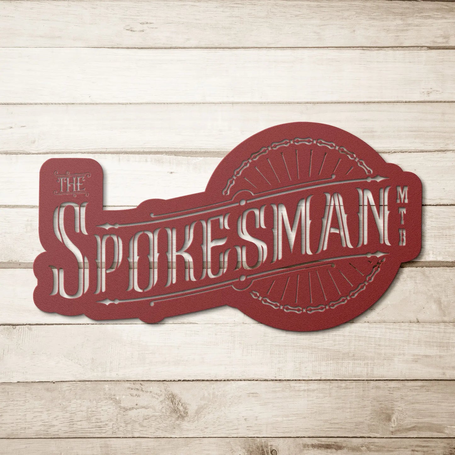 Custom "Spokesman" Shop Metal Sign teelaunch