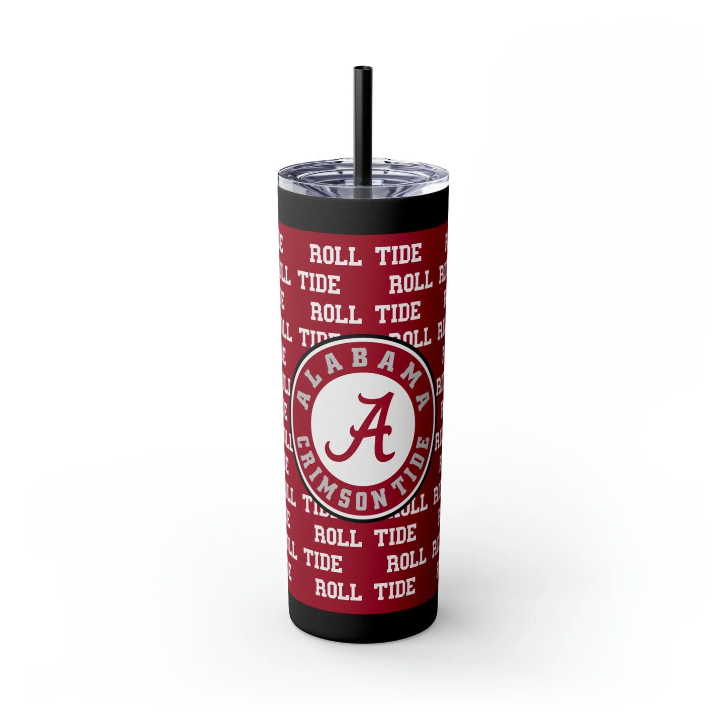 Custom College Football Skinny Tumbler with Straw, 20oz Printify