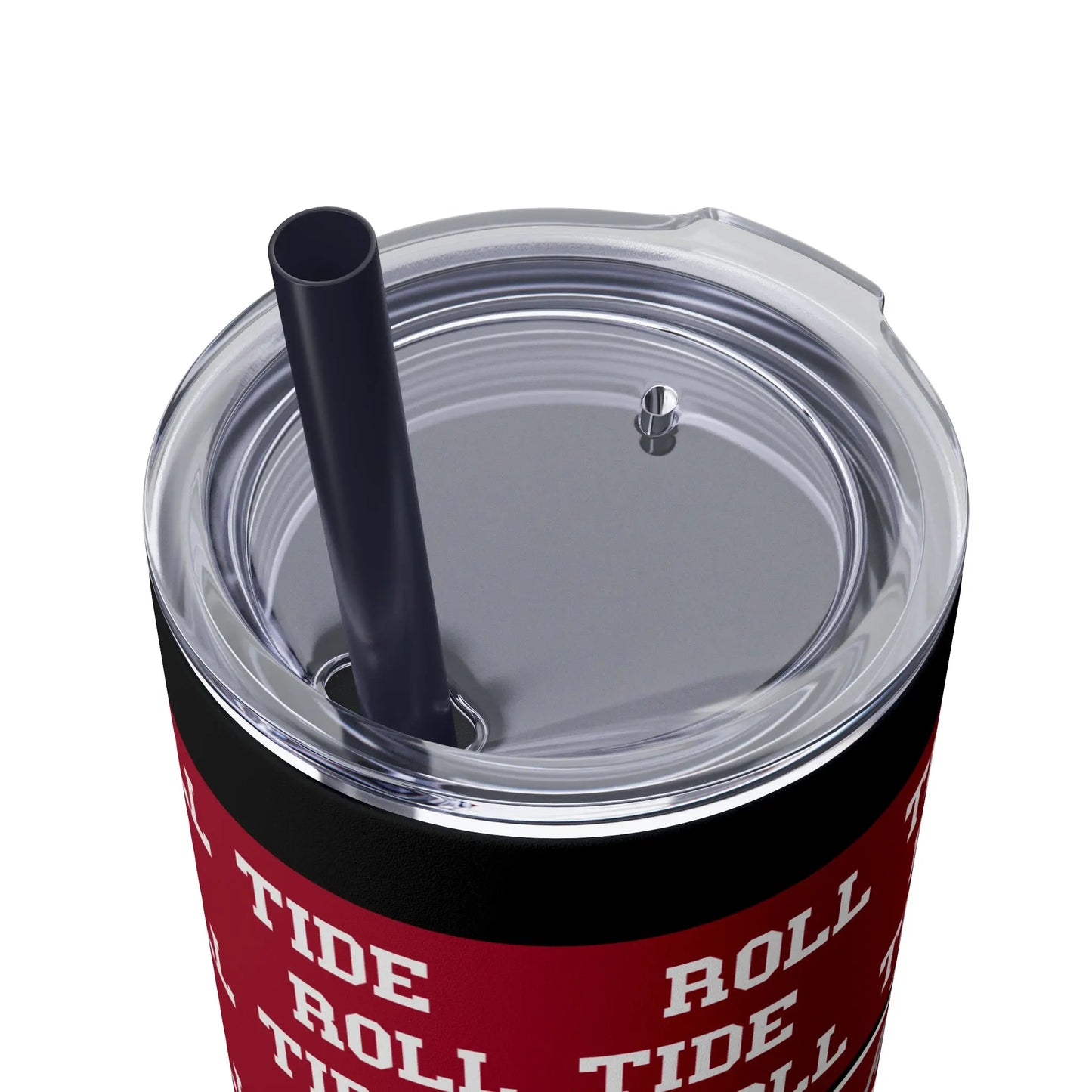 Custom College Football Skinny Tumbler with Straw, 20oz Printify