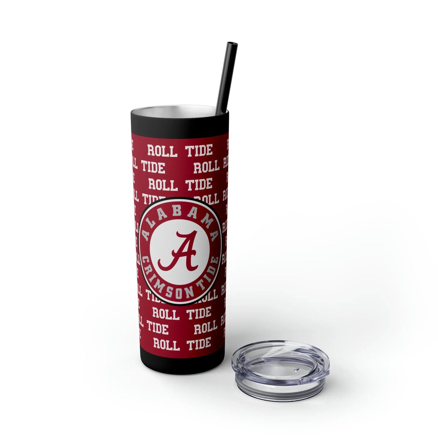 Custom College Football Skinny Tumbler with Straw, 20oz Printify