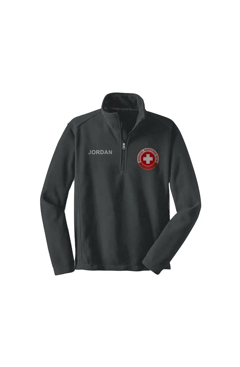 Custom Logo Plus Name Quarter Zip Pullover Fleece Apliiq