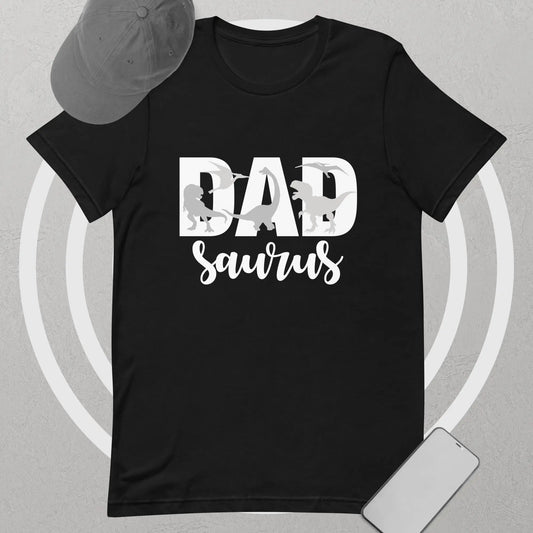 Dadsaurus Unisex t-shirt, Father's Day Shirt, Matching Dad Shirt Amazing Faith Designs