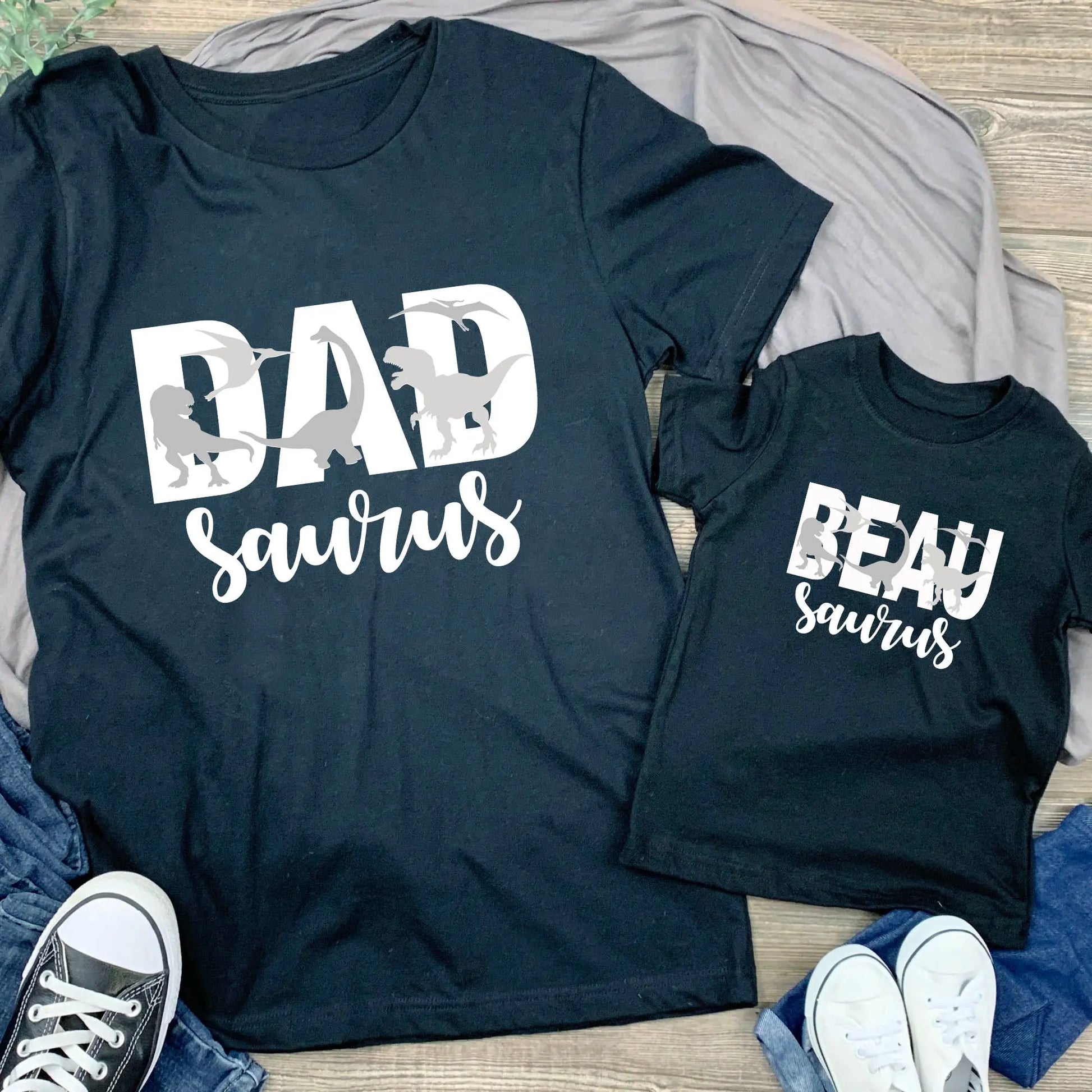 Dadsaurus Unisex t-shirt, Father's Day Shirt, Matching Dad Shirt Amazing Faith Designs