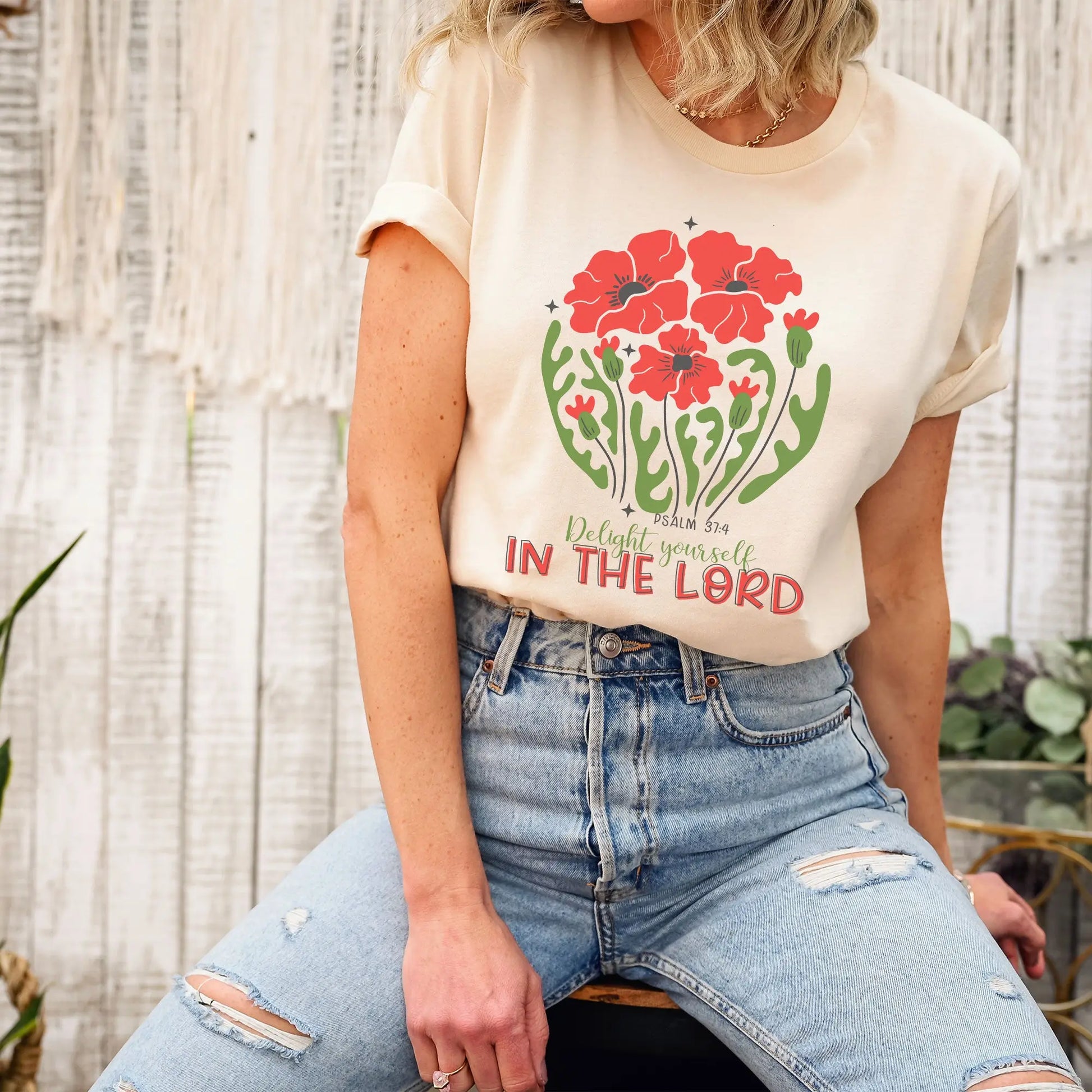 Delight Yourself in the Lord Christian Shirt Printify