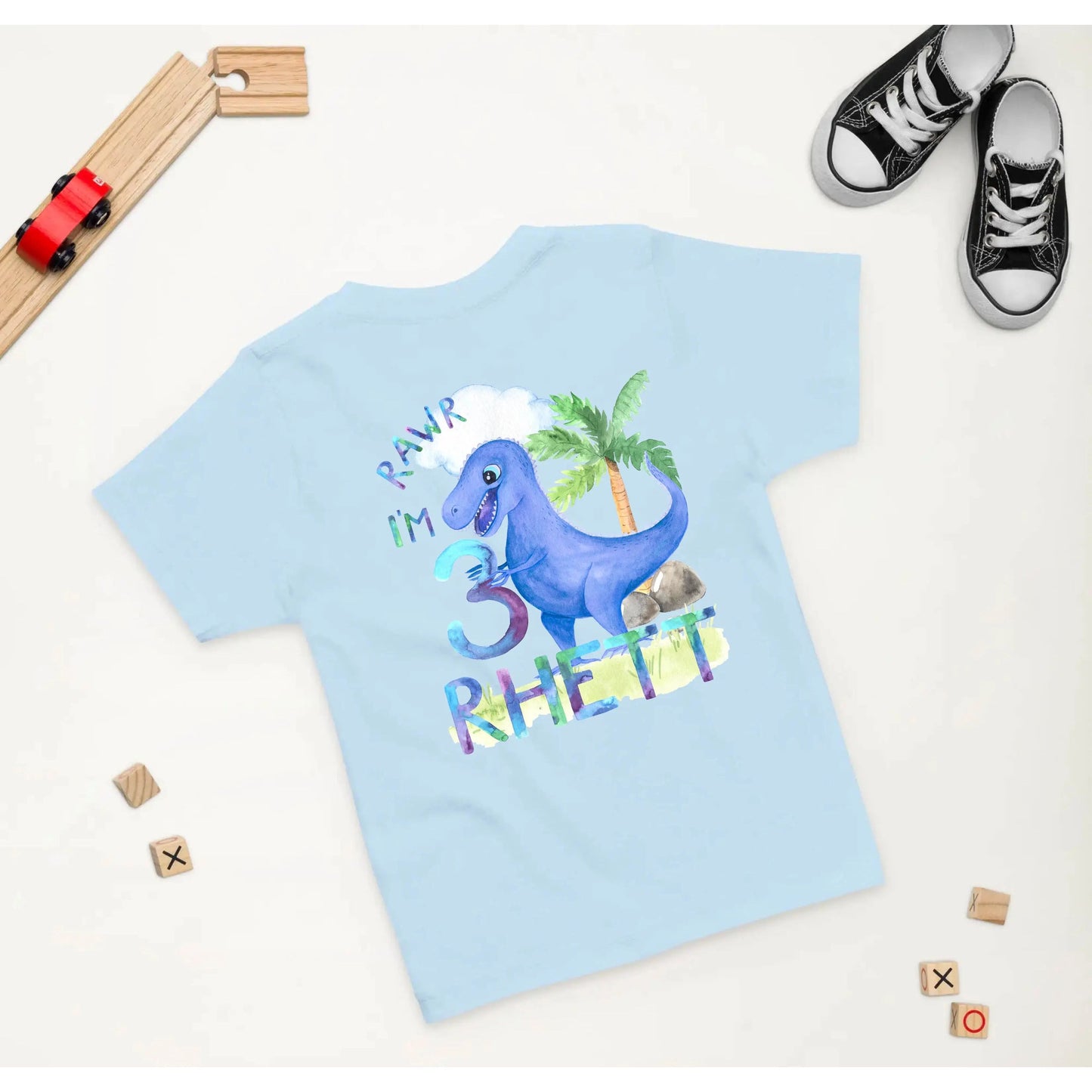 Dinosaur Birthday Shirt, 2nd Birthday Shirt Amazing Faith Designs
