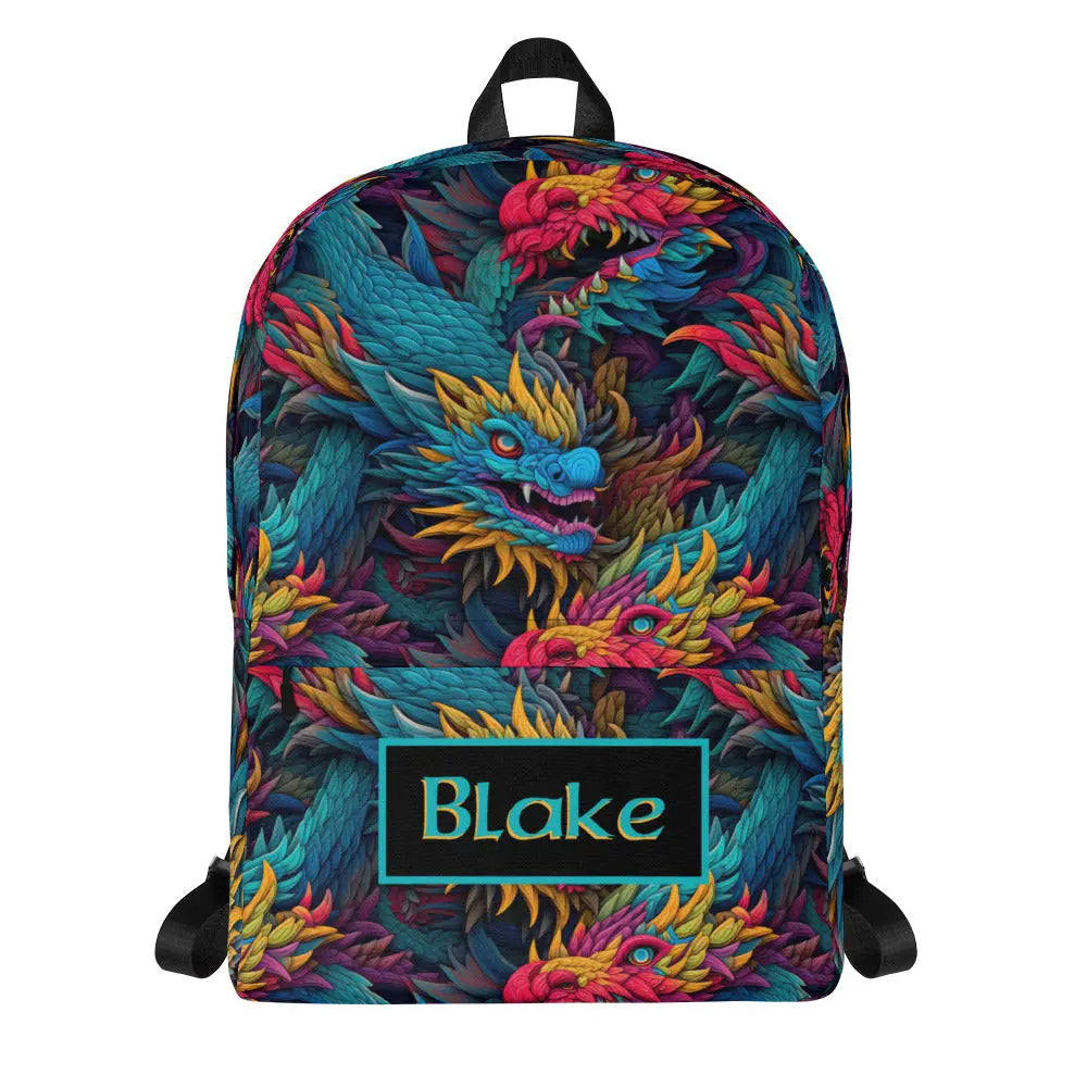 Dragons Personalized Backpack Amazing Faith Designs