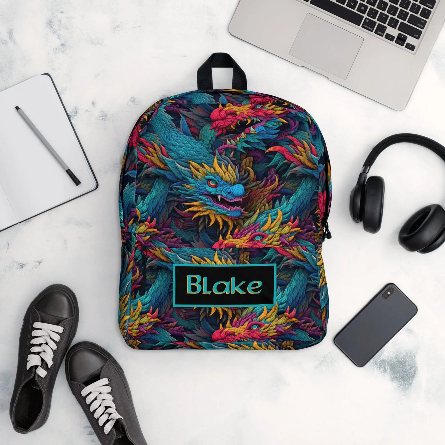 Dragons Personalized Backpack Amazing Faith Designs