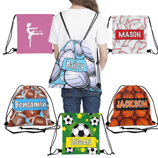 Drawstring Bag Outdoor, Personalized - 6 Designs | Back to School Printify