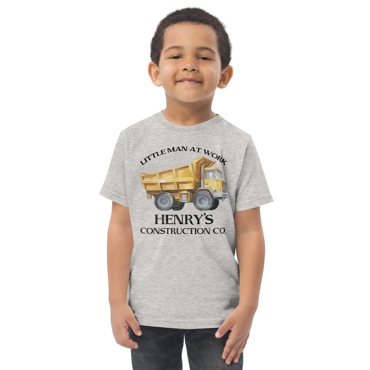 Dump Truck Toddler t-shirt, Construction Shirt Amazing Faith Designs