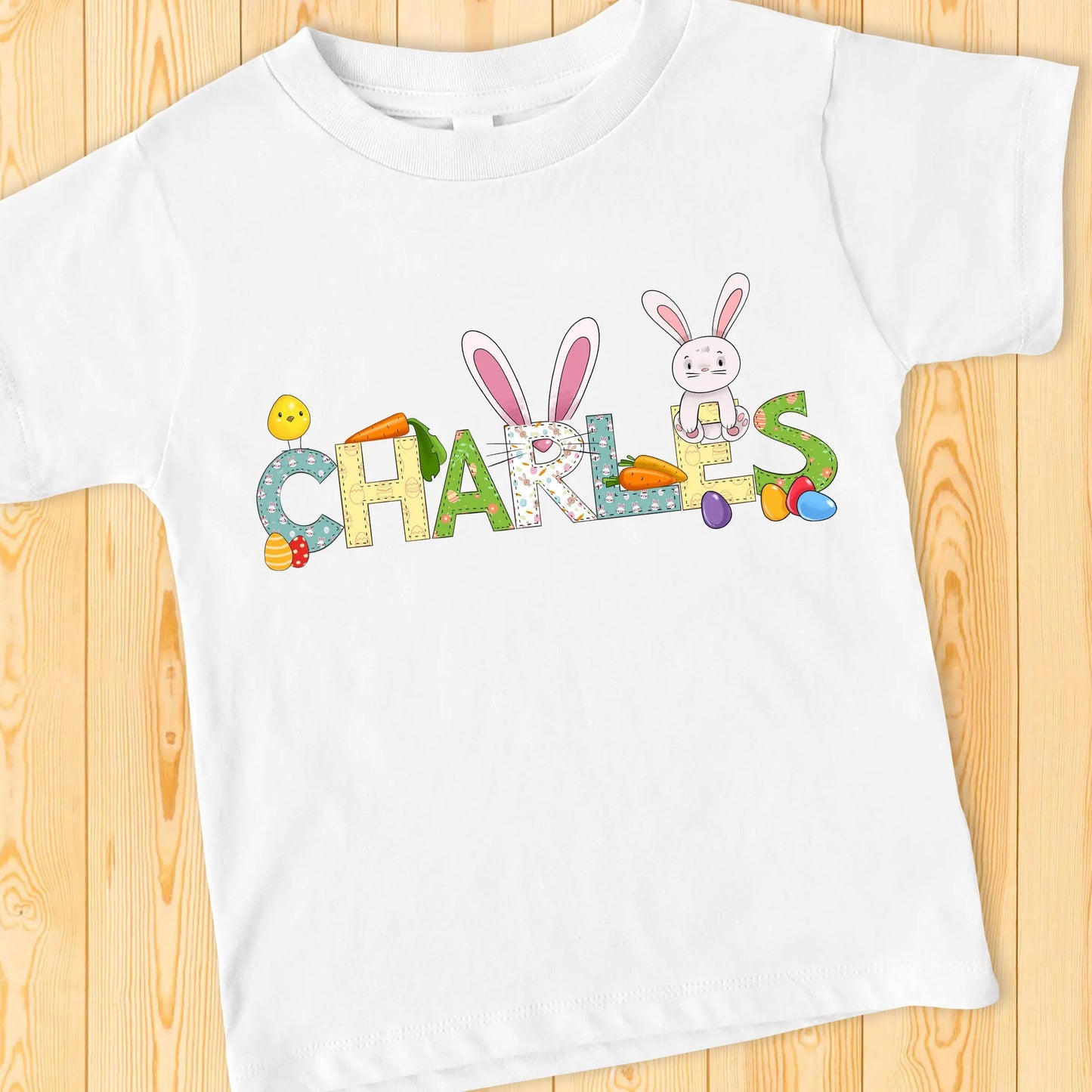 Easter Personalized Baby Boy Short Sleeve Tee Amazing Faith Designs
