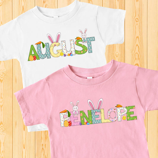 Personalized Easter Name T-shirt - Amazing Faith Designs