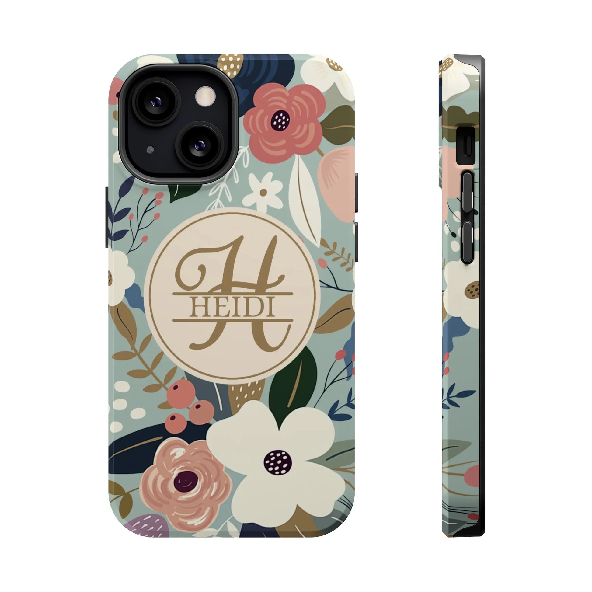 Flower Personalized Phone Case | MagSafe Phone Case Printify