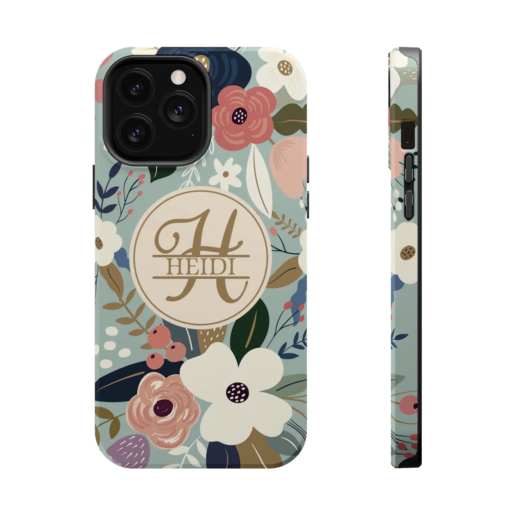 Flower Personalized Phone Case | MagSafe Phone Case Printify