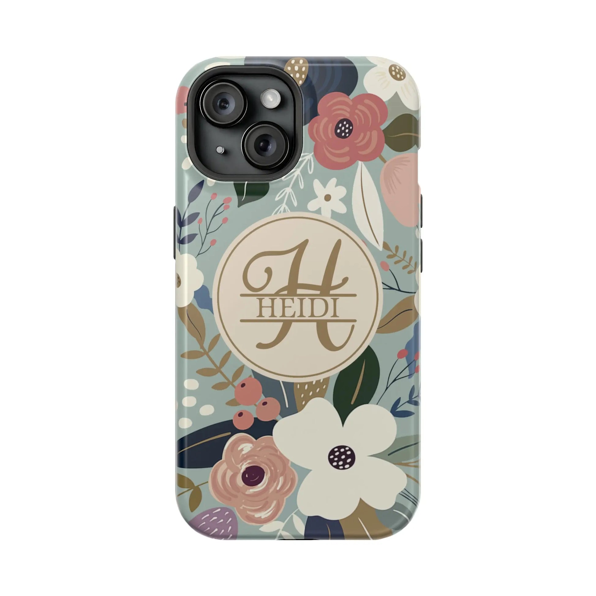 Flower Personalized Phone Case | MagSafe Phone Case Printify