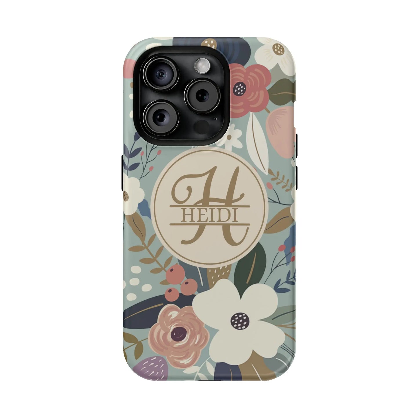 Flower Personalized Phone Case | MagSafe Phone Case Printify