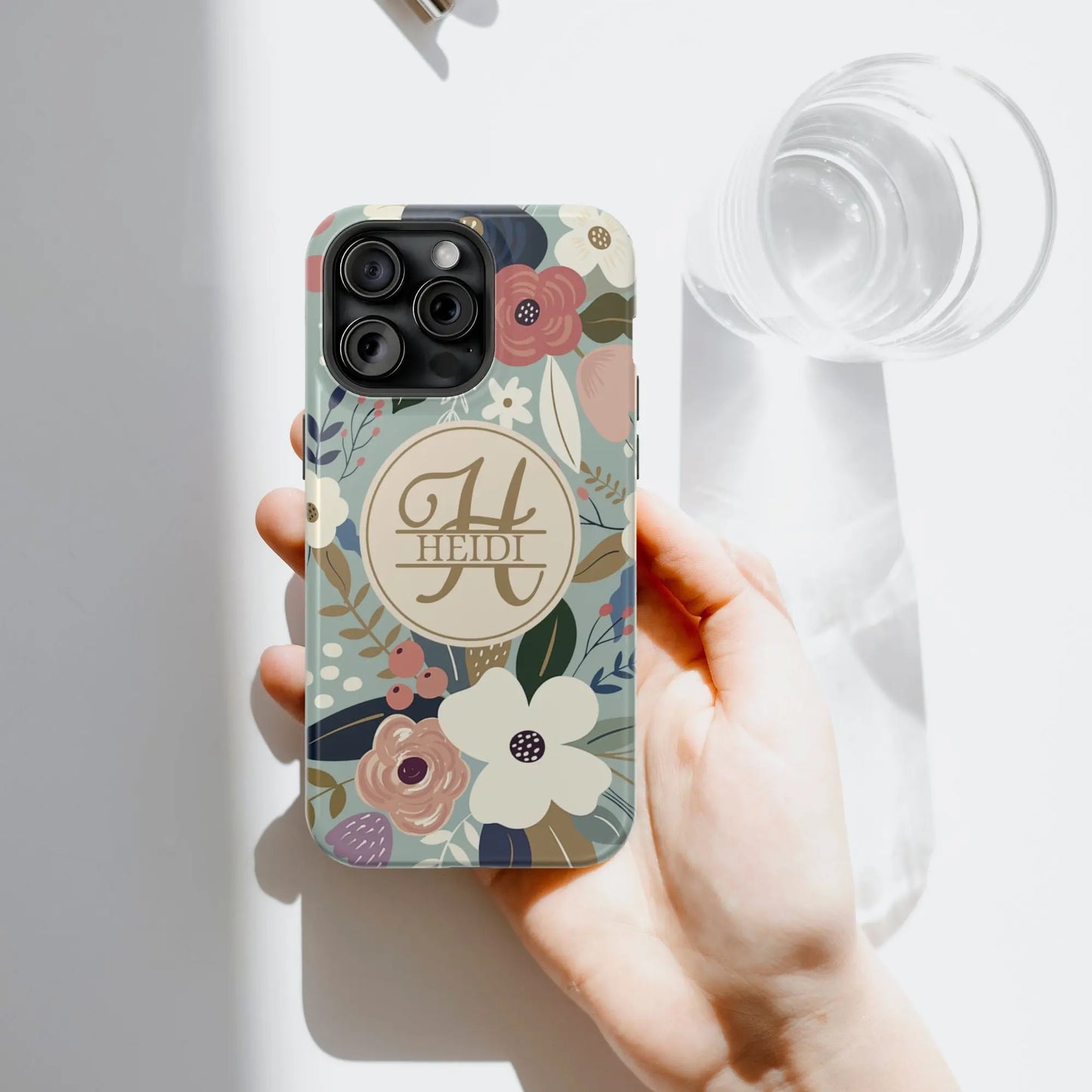 Flower Personalized Phone Case | MagSafe Phone Case Printify