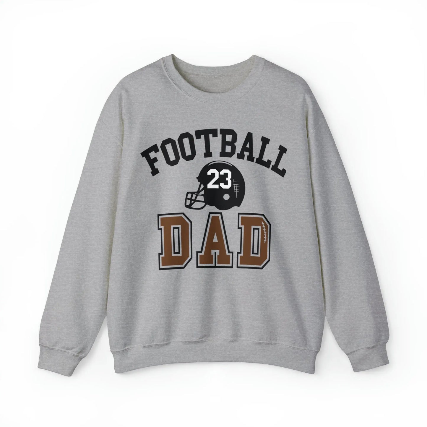 Football Dad Unisex Heavy Blend Crewneck Sweatshirt - With Number Printify