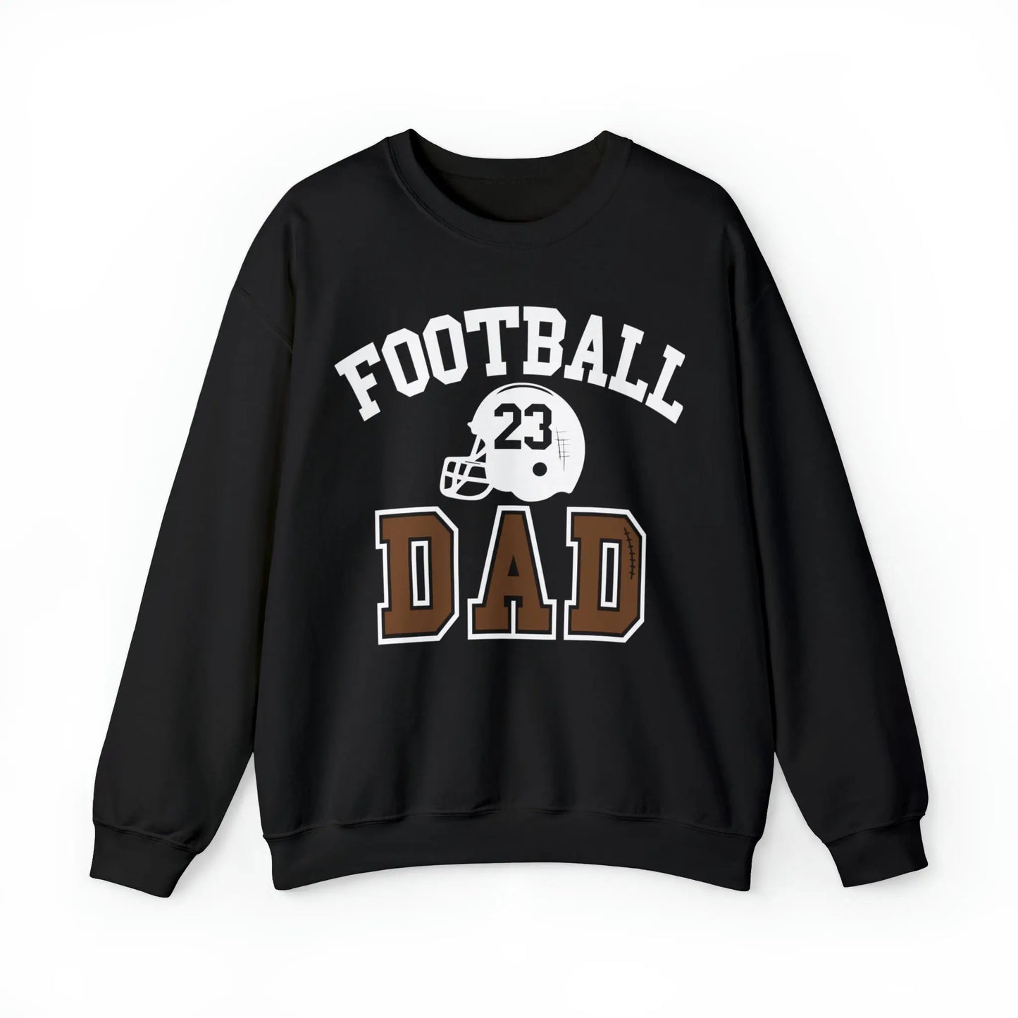 Football Dad Unisex Heavy Blend Crewneck Sweatshirt - With Number Printify