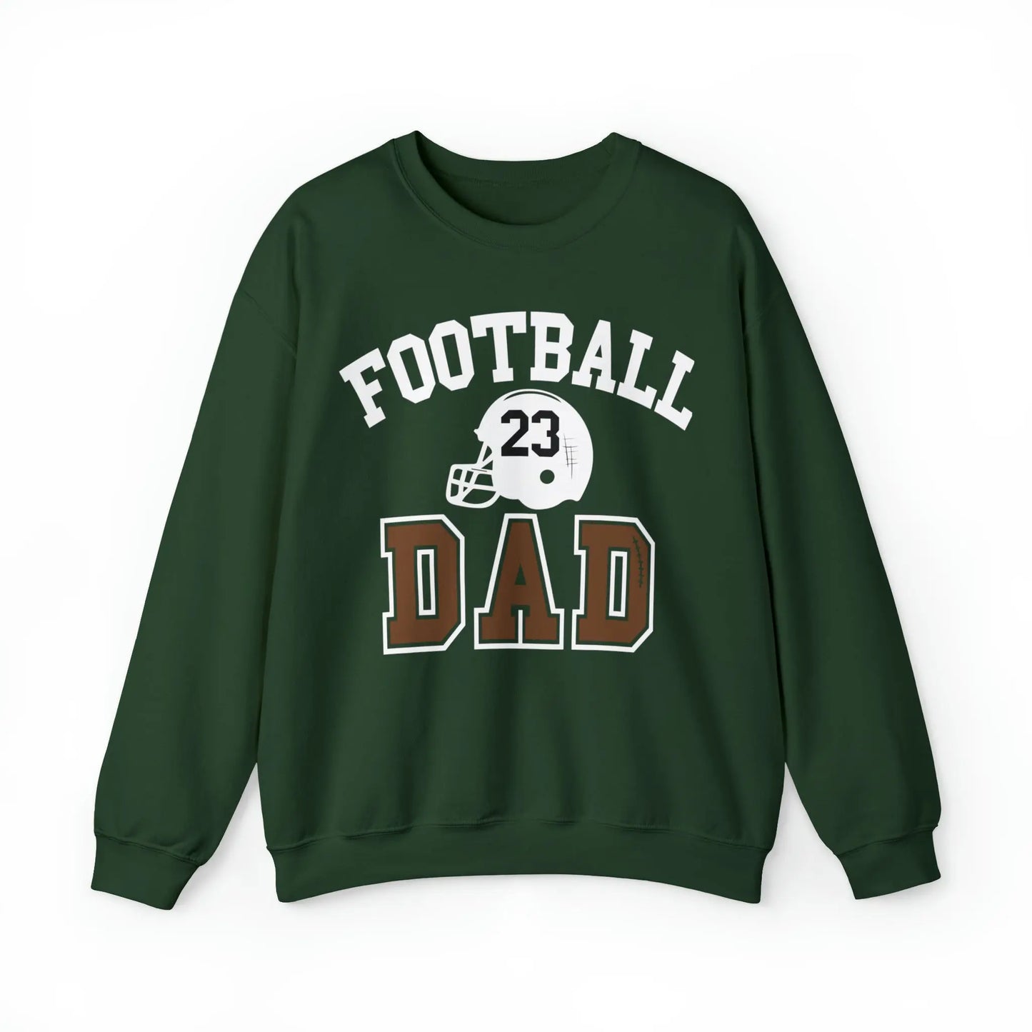 Football Dad Unisex Heavy Blend Crewneck Sweatshirt - With Number Printify
