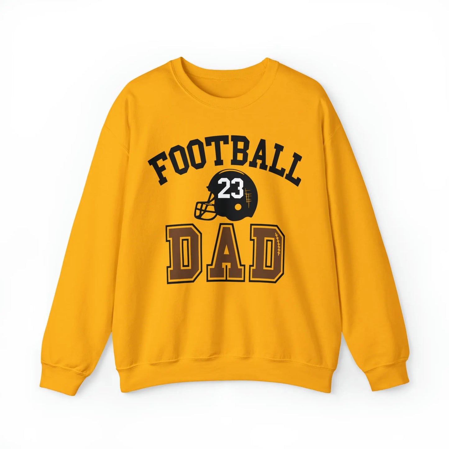 Football Dad Unisex Heavy Blend Crewneck Sweatshirt - With Number Printify