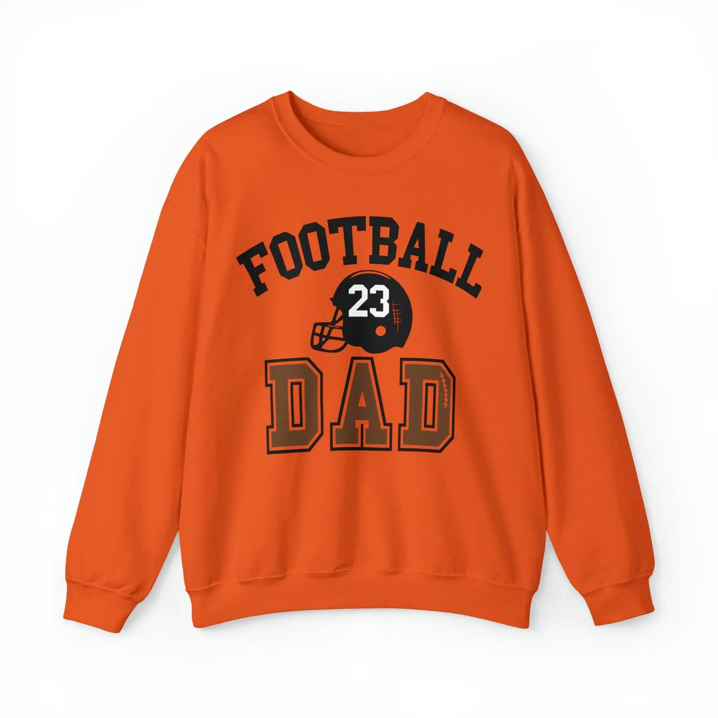 Football Dad Unisex Heavy Blend Crewneck Sweatshirt - With Number Printify