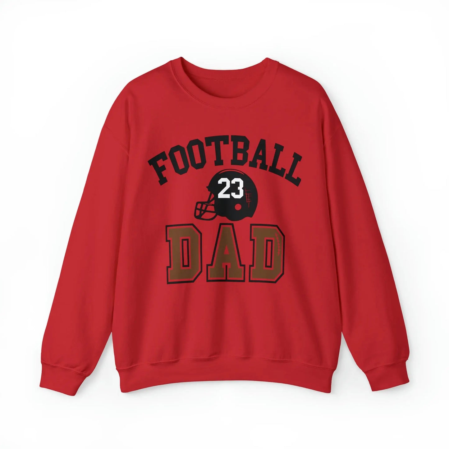 Football Dad Unisex Heavy Blend Crewneck Sweatshirt - With Number Printify