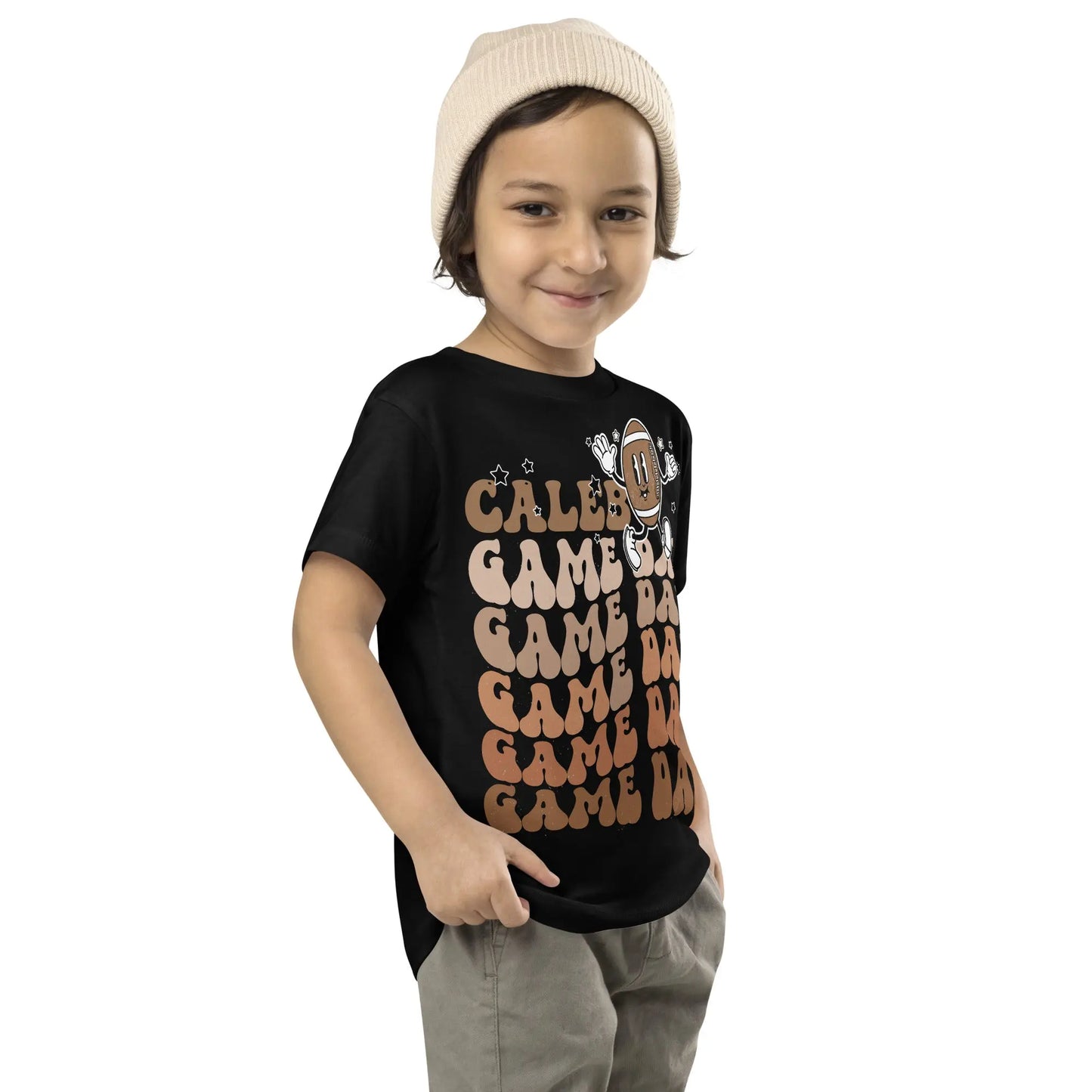 Football Game Day Toddler Shirt Amazing Faith Designs