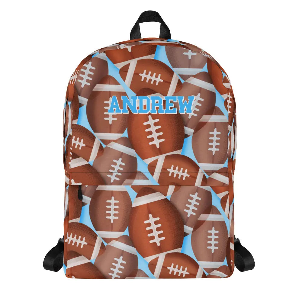 Football Personalized Backpack Amazing Faith Designs