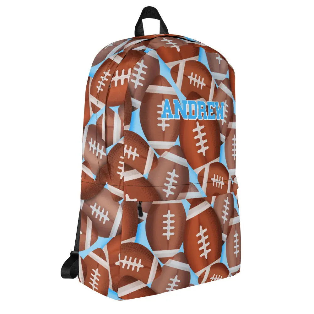 Football Personalized Backpack Amazing Faith Designs