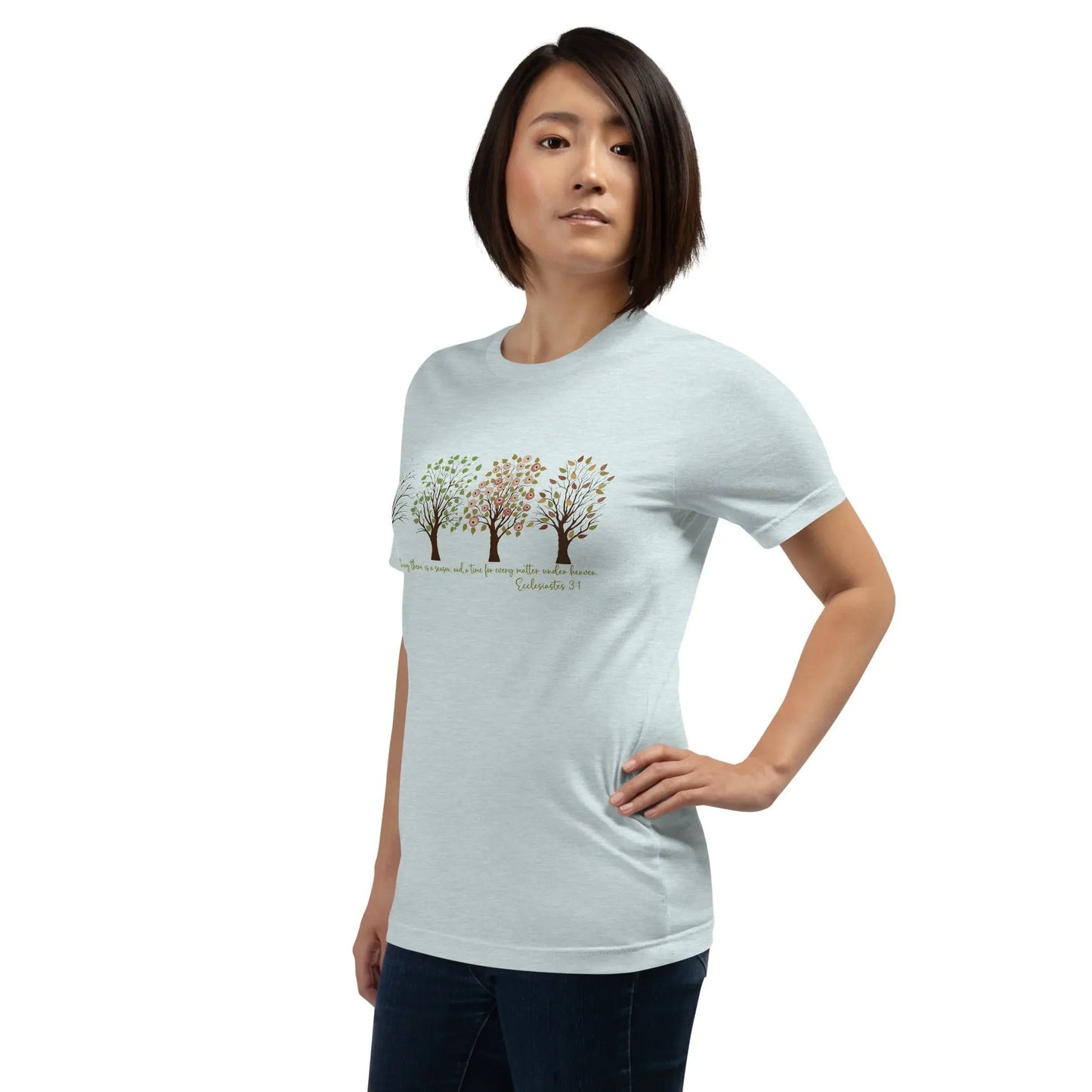 Four Seasons Scripture T-shirt, Nature Shirt, Christian Shirt Amazing Faith Designs
