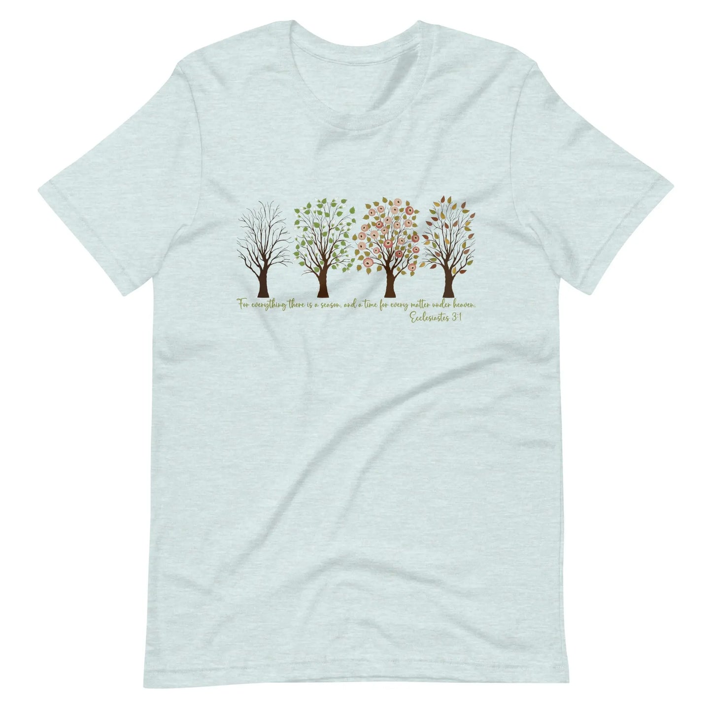 Four Seasons Scripture T-shirt, Nature Shirt, Christian Shirt Amazing Faith Designs