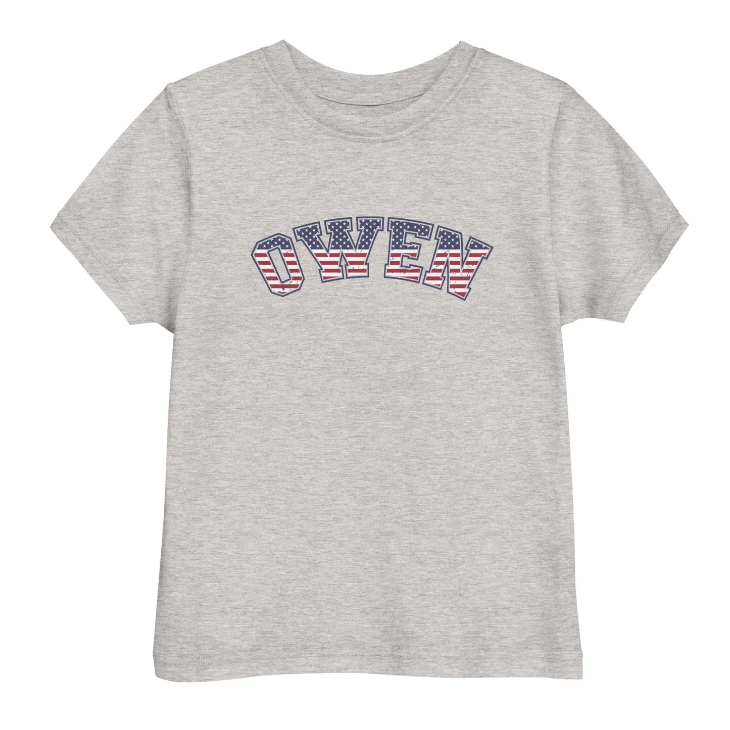 Fourth of July Name Toddler t-shirt Amazing Faith Designs