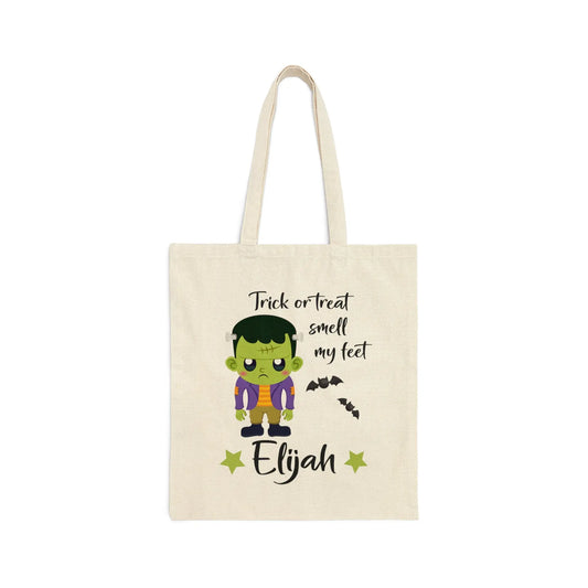 Frankenstein Trick or Treat Bag, Kids Halloween Bag Printify