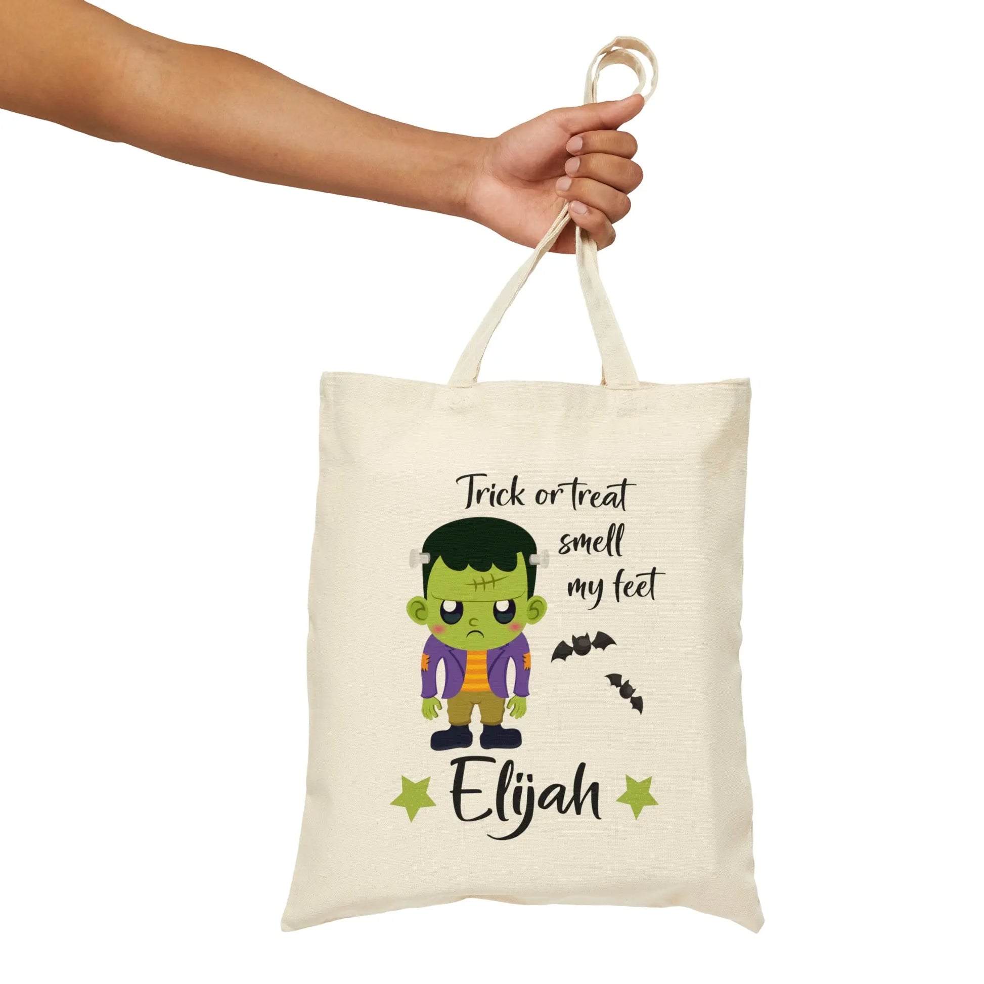 Frankenstein Trick or Treat Bag, Kids Halloween Bag Printify