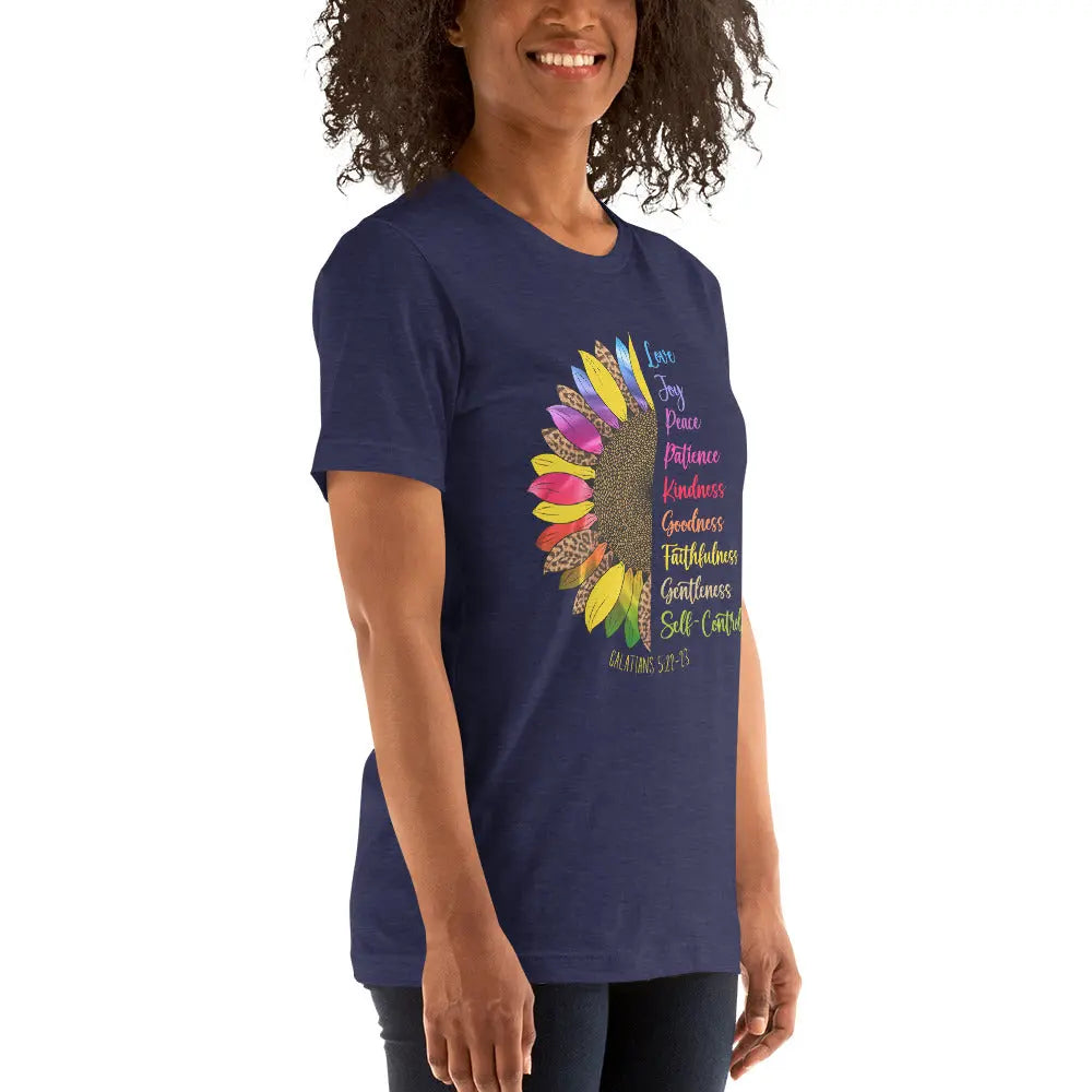 Fruit of the Spirit Flower T-shirt | Galatians 5:22-23 Amazing Faith Designs
