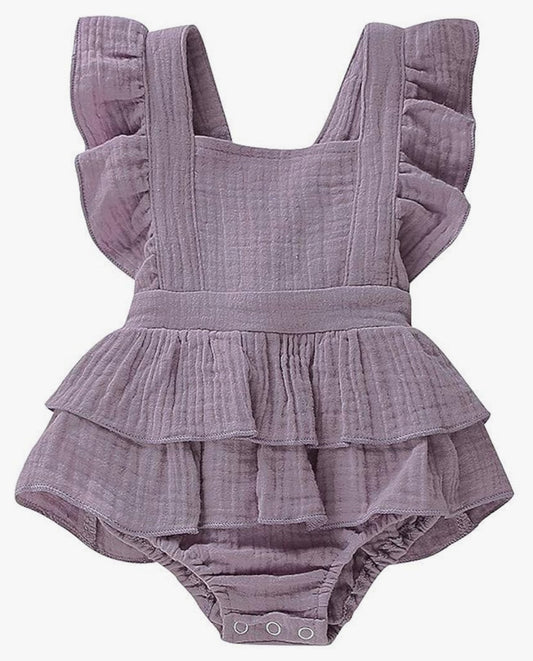 Hand Embroidered Romper - Amazing Faith Designs