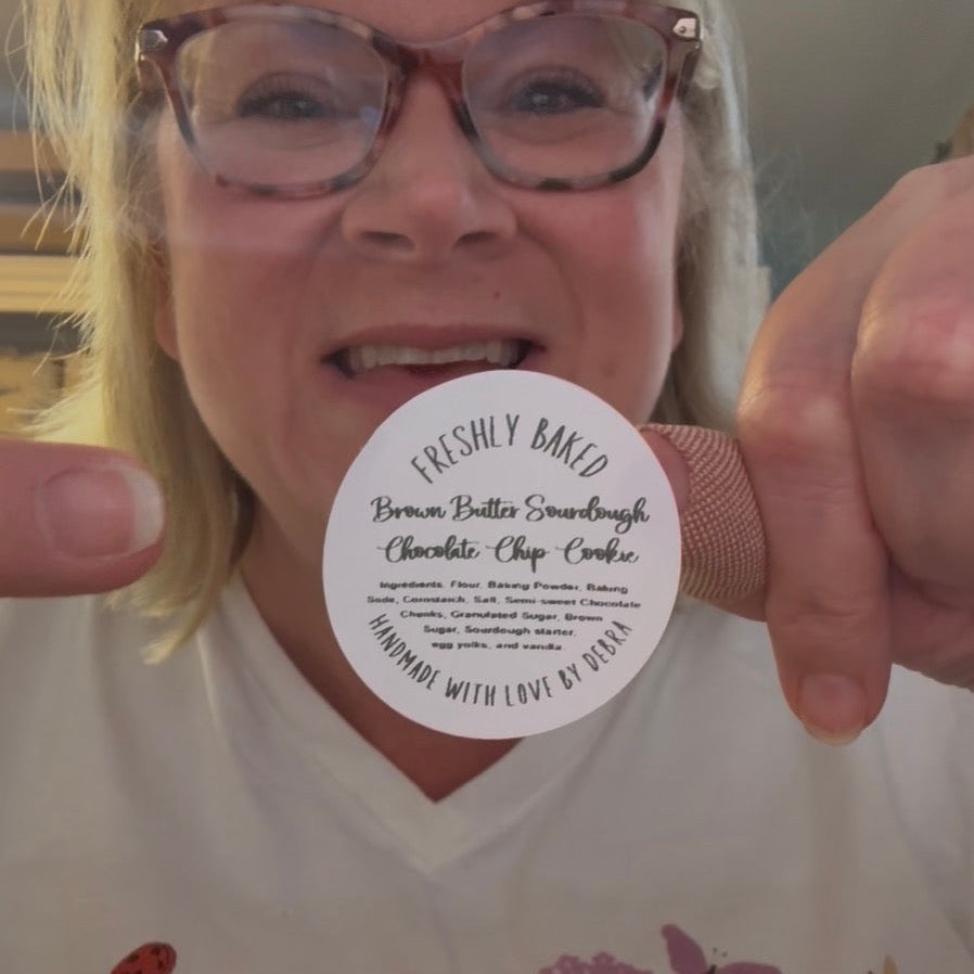 Custom Baked Goods Label Stickers – 2” or 3" Round Cottage Bakery Labels - Amazing Faith Designs