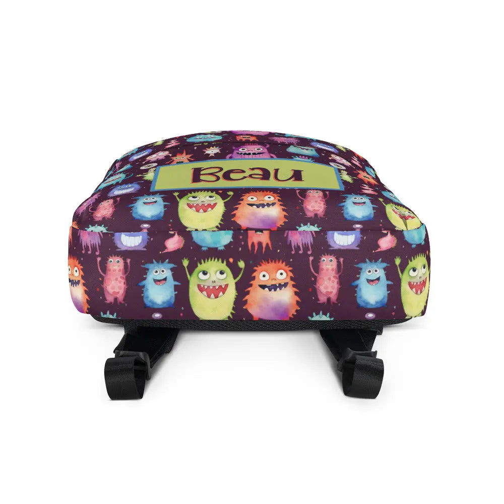 Funny Monsters Personalized Backpack Amazing Faith Designs