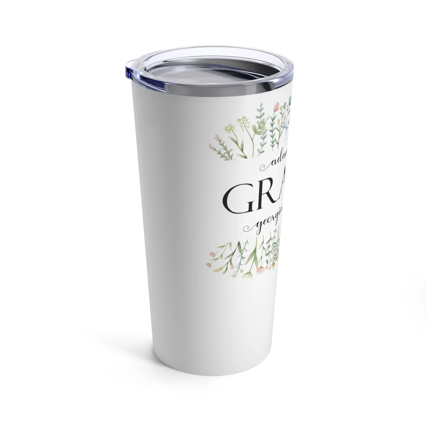 Grammy with Grandkids Names Tumbler 20oz Printify